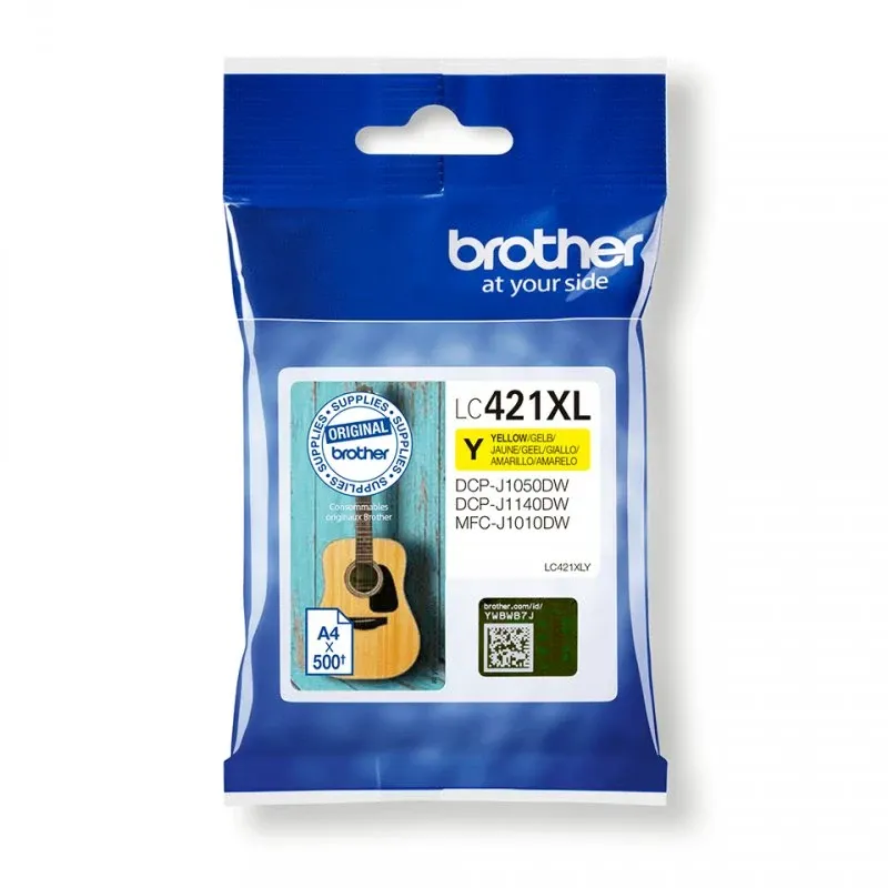 BROTHER TINTEIRO AMARELO LC421XLY