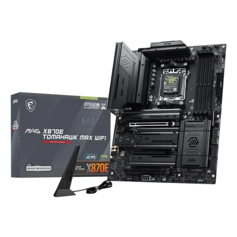 Motherboard MSI MAG X870E TOMAHAWK MAX X870E AM5 DDR5 ATX WiFi 7 PCIe 5.0 RAID