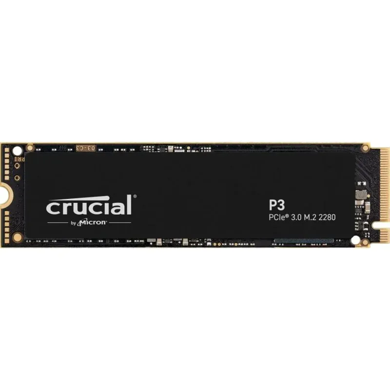 Disco Rígido Crucial P3 2TB SSD M.2 3D NAND NVMe PCIe SATA 3