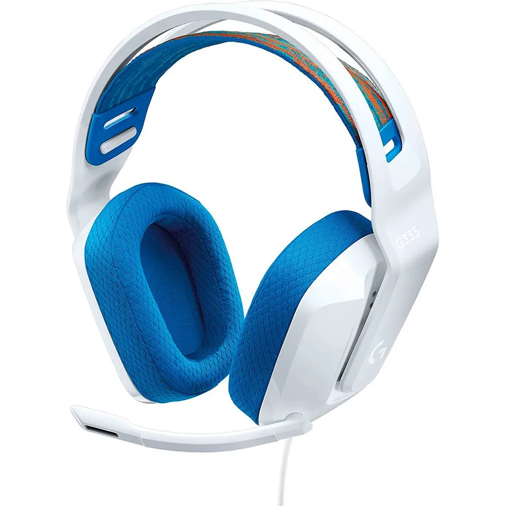 Headset Logitech G335 Wired Gaming Branco