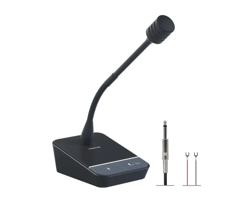 Microfone dinâmico unidirecional cardioide de mesa - MICSET-D32JSE