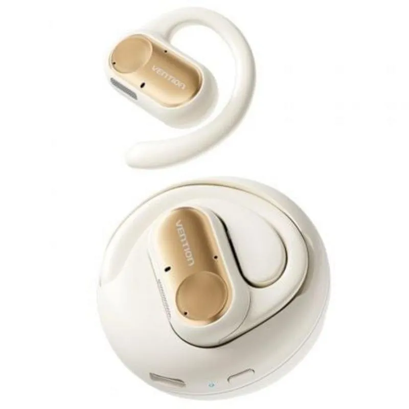 Auriculares Vention OpenBeat O11 Bluetooth Open Ear Desportivos Bege com Estojo