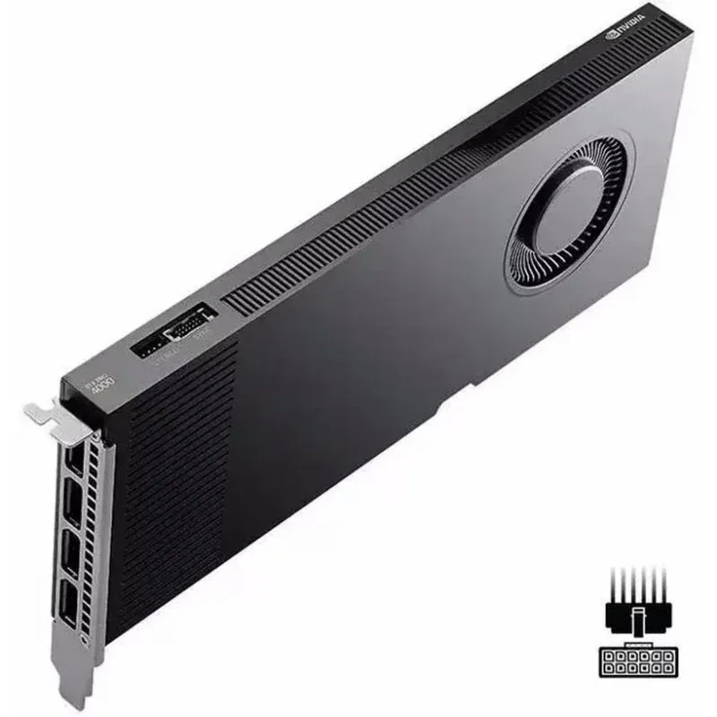 Placa gráfica NVIDIA RTX PRO 4000 24GB GDDR7 Blackwell PCIe 5.0 DLSS4 Studio