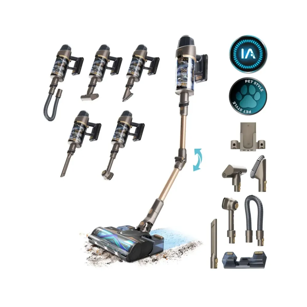 Aspirador Vertical Cecotec Conga Rockstar RX90 AI AquaPet Flex 850W Bege