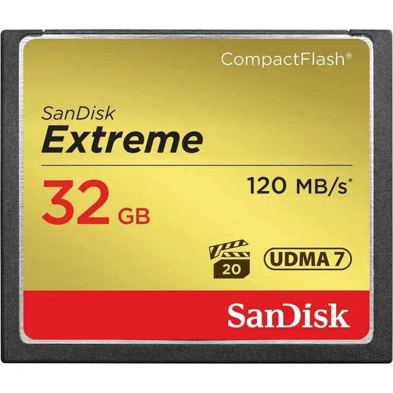 Cartão de memória flash SanDisk Extreme Compact 32GB