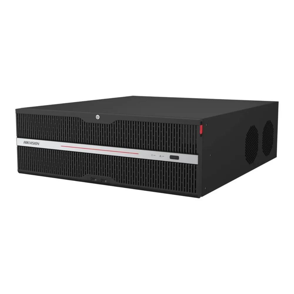 Gravador NVR Hikvision DeepinMind Pro 64 Canais 8K Preto - iDS-9664NXI-P16R