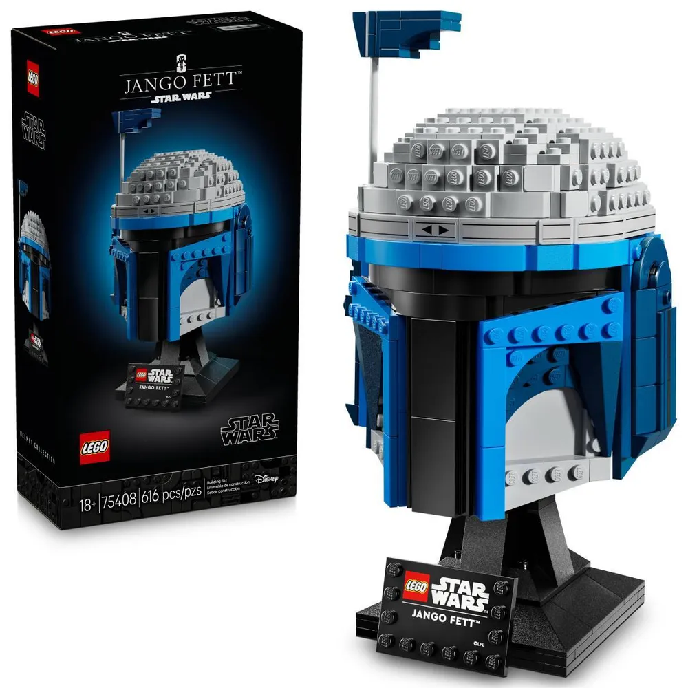 LEGO Star Wars: Capacete de Jango Fett | Idades 18+ | 616 Peças | Item 75408