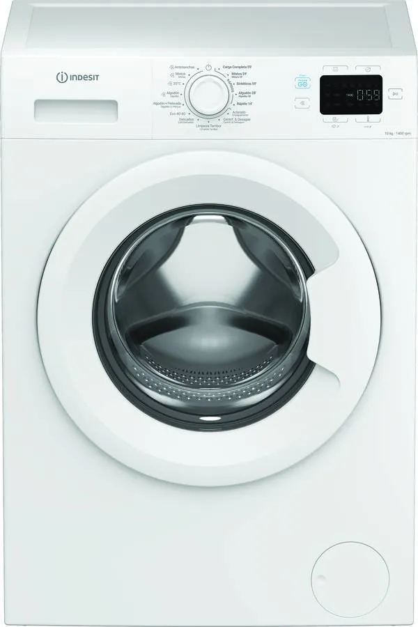 Máquina de Lavar Roupa INDESIT IP 1064 Push & Go SPT (10 kg - 1400 rpm - Branco)