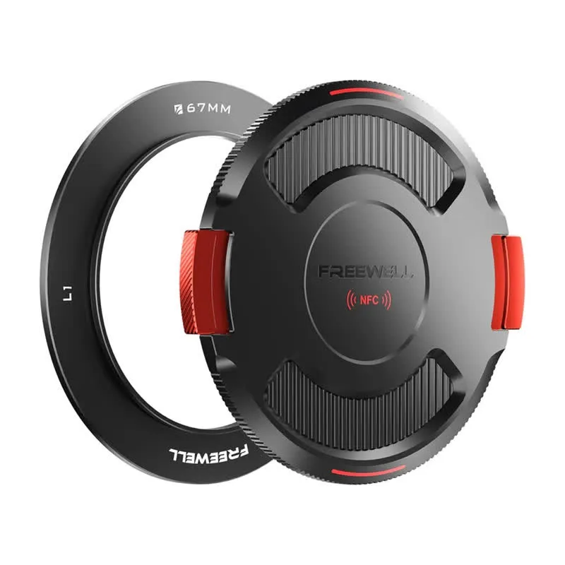 Freewell Anel de base com tampa para filtro de câmera dslr/dslm Real Locking VND 67 mm