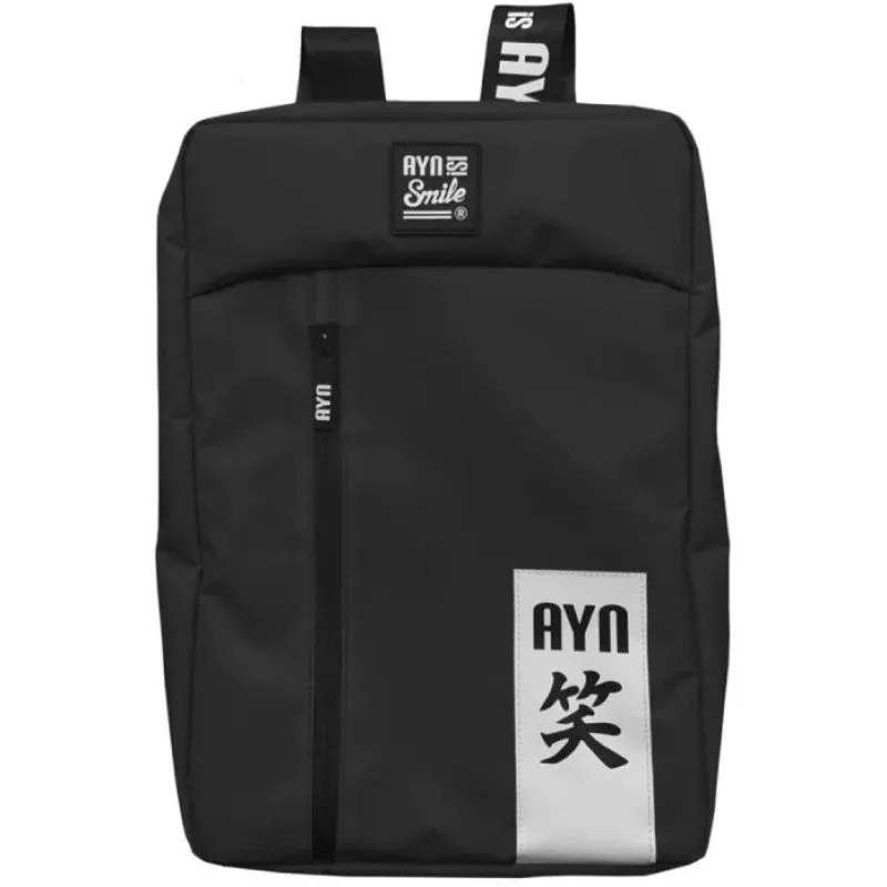 Mochila para laptop Smile Akira até 16" à prova d'água antirroubo preta