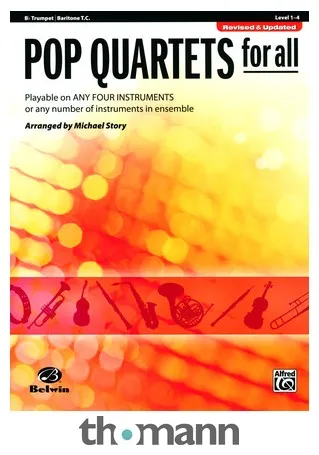 Alfred Music Publishing Pop Quartets For All Trumpet