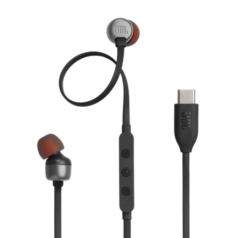 Auriculares JBL T310C USB-C Pretos
