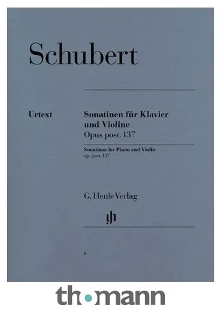 Henle Verlag Schubert Violinsonaten