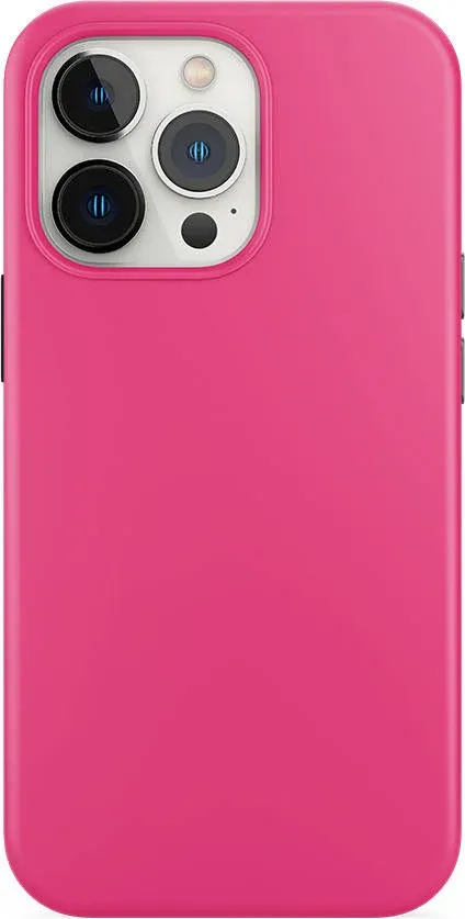 Capa JUST IN CASE Monocolor iPhone 13 Mini (Fucsia)