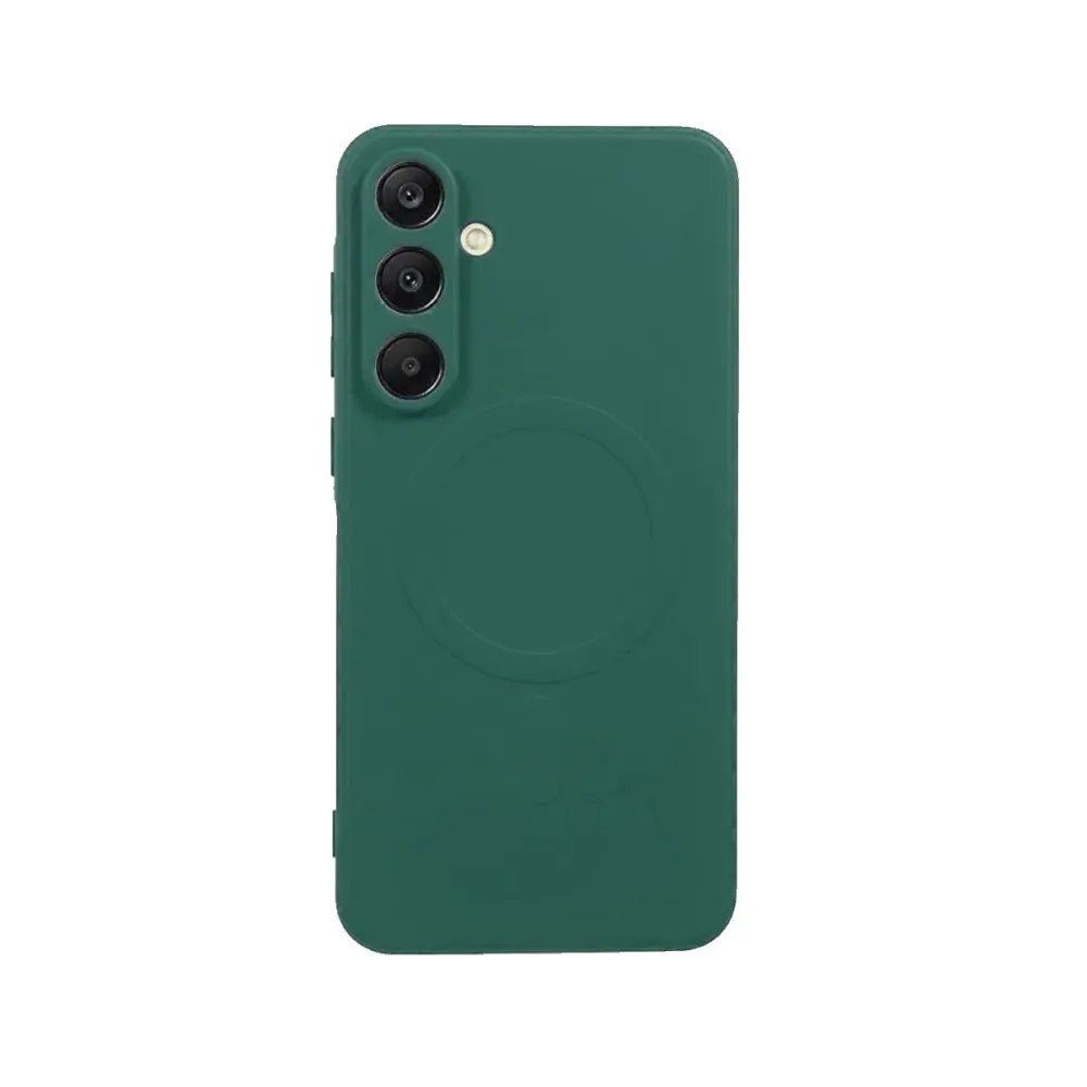 Capa Silicone com Magsafe Samsung Galaxy A57 Verde