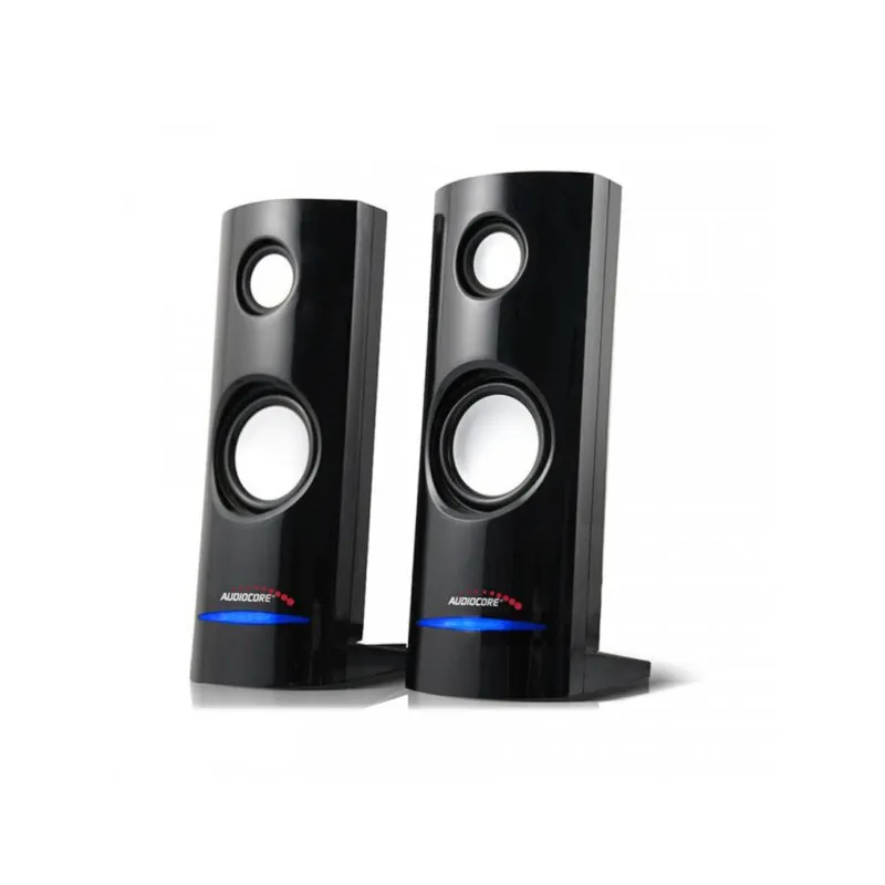 Audiocore AC860 Altifalantes 2 Canais 4W com Controlo de Volume e Alimentação USB