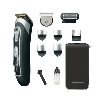 Máquina de Barbear Rowenta Multistyle TN9151 8 Acessórios Preta