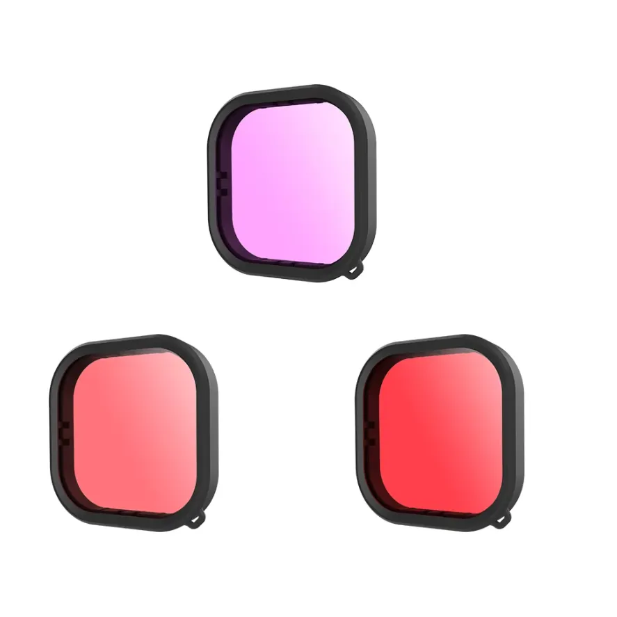 Telesin Filtro para câmera de ação GoPro Hero 9/Hero 10/Hero 11/Hero 12 GP-FLT-904 à prova d´água