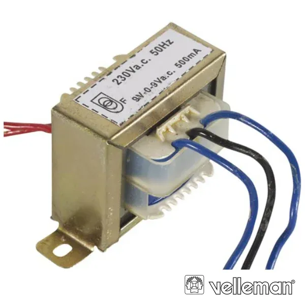 Transformador 2x9v 9va Velleman