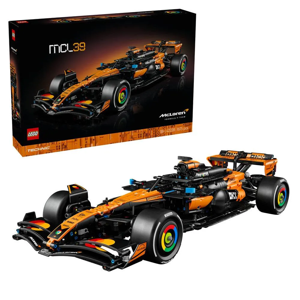 LEGO Technic: Carro de F1 McLaren MCL39 | Idades 18+ | 1675 Peças | Item 42228