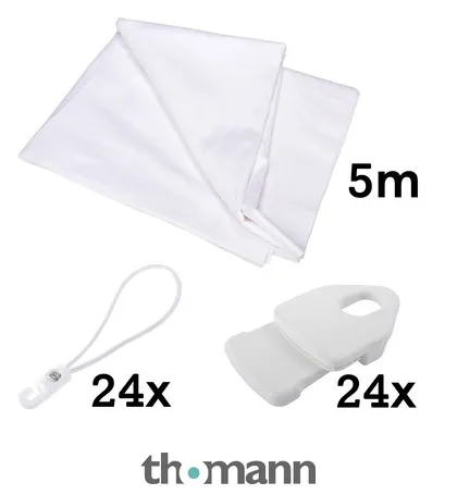 Stairville Molton Set White 5x3m