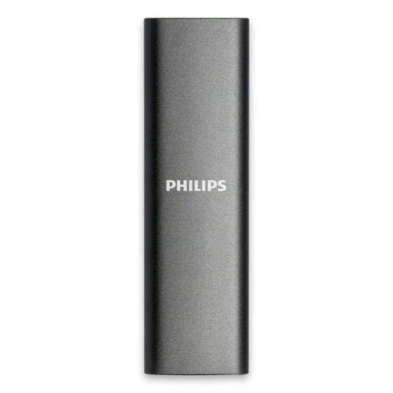 Disco Rígido Philips FM02SS030P/00 SSD Externo 2TB SATA USB-C 550MB/s Alumínio Cinzento