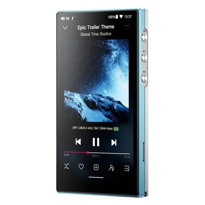 Leitor áudio Digital FiiO JM21 Android Hi-Res Azul Céu