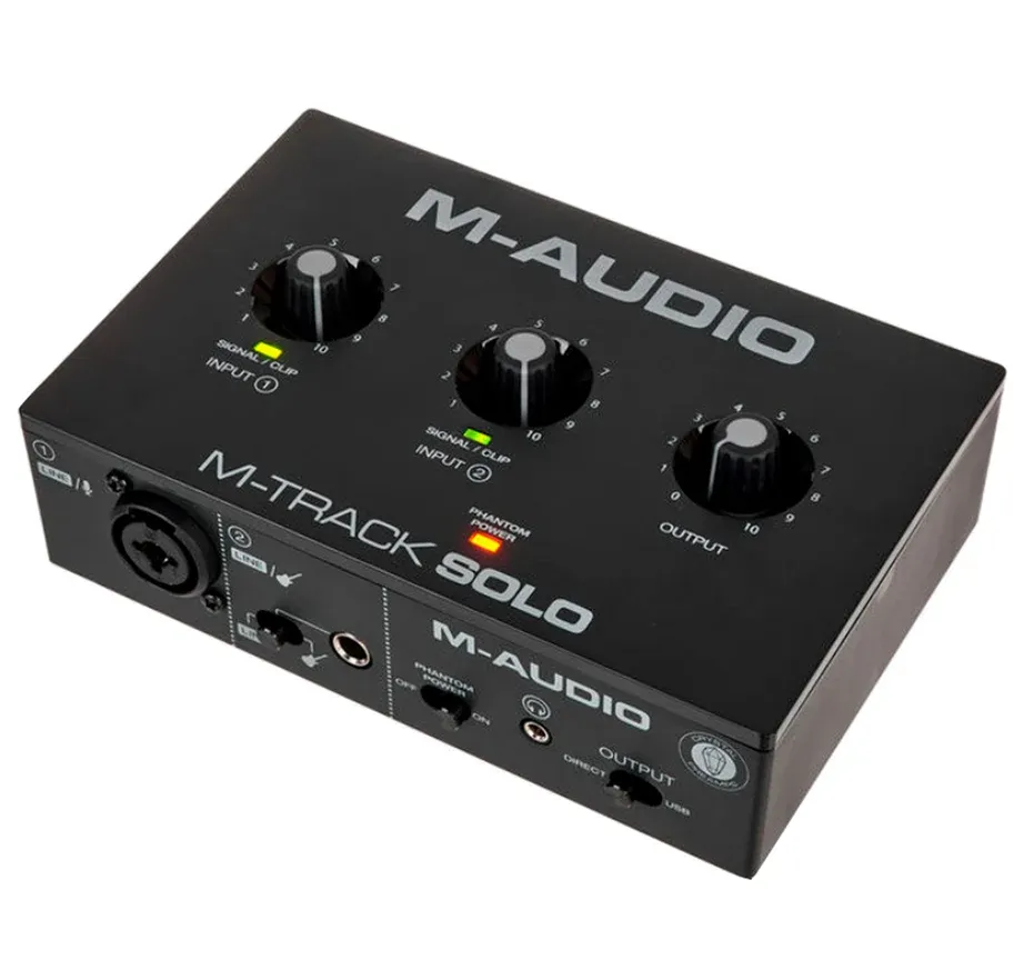 Interface Áudio M-AUDIO M-Track Solo