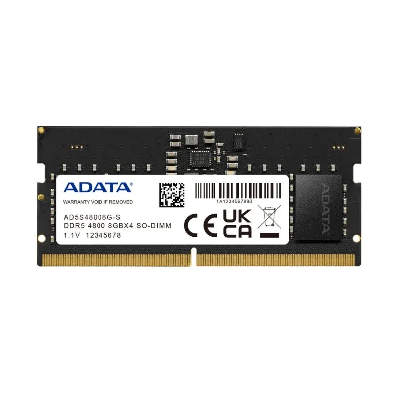 Memória RAM Adata SO-DIMM DDR5 4800MHz 8GB