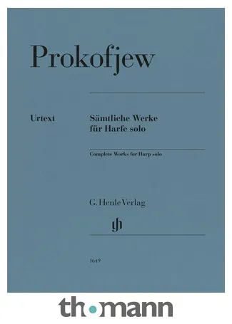 Henle Verlag Prokofjew Werke for Harfe