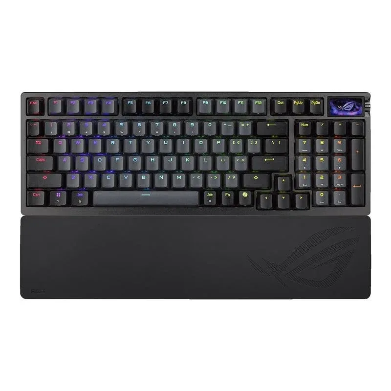 Teclado ASUS ROG Azoth 96 HE Magnético Compacto com Switches Hall Effect e RGB