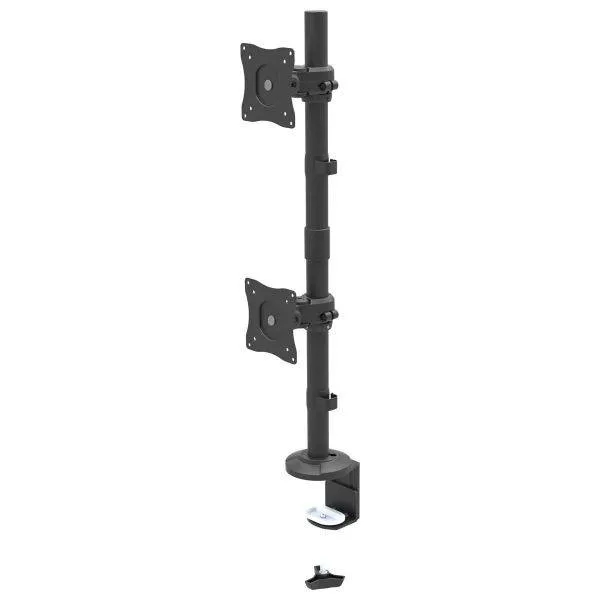 Suporte de Secretária Napofix DM1200V Vertical 2x Monitores 13 - 32 Preto