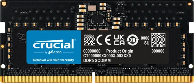 Crucial SO-DIMM 8GB DDR5 4800MHz CL40