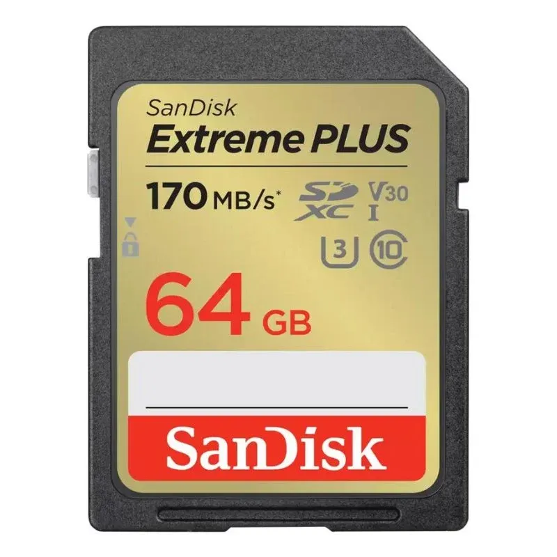 Cartão SDXC Sandisk SDSDXW2-064G-GNCIN 64GB UHS-I U3 V30 170MB/s
