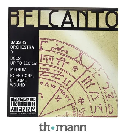 Thomastik BC62 Belcanto D Bass 3/4