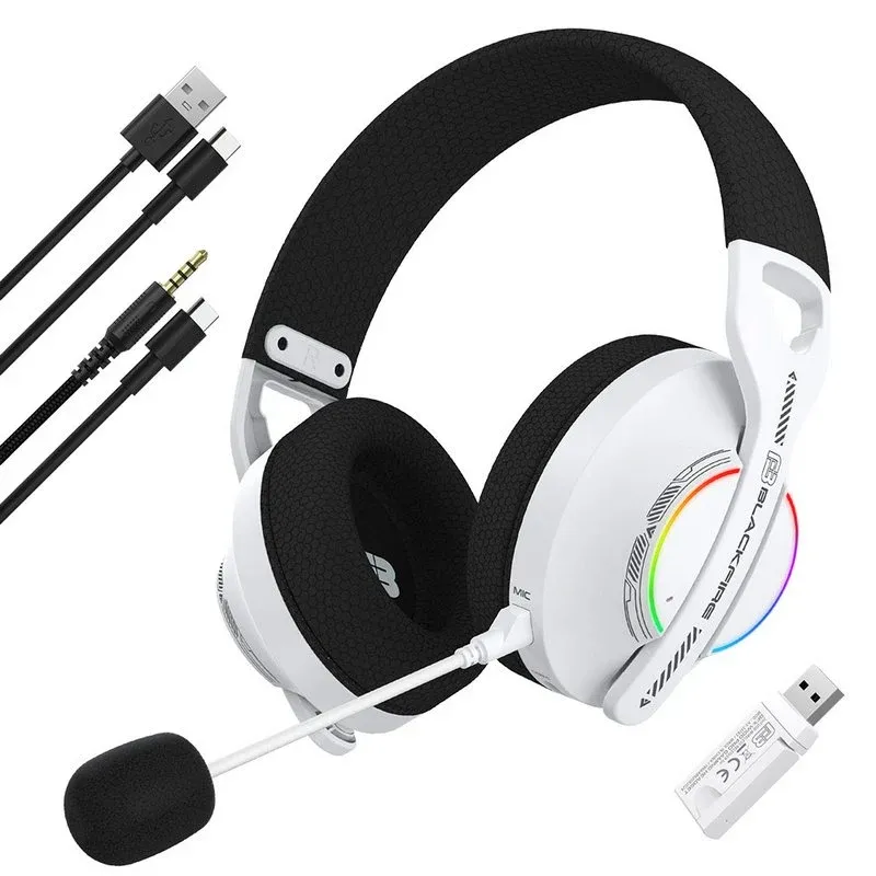 Blackfire BFX-W100 Pro Headset Gaming Dual Wireless para PS5 Brancos