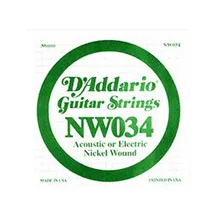 Corda individual aço guitarra D'Addario NW034
