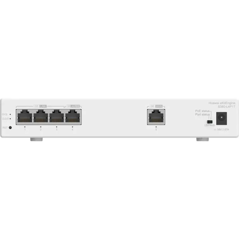 Switch Huawei S380-L4P1T 4 Portas Gigabit PoE+