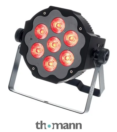 Varytec LED Pad7 7x10W 6in1 RGBAWUV BL