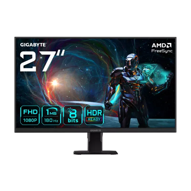 Monitor Gigabyte - 27" SS IPS / Full HD / 1ms / 180Hz / AMD Freesync - GS27FA