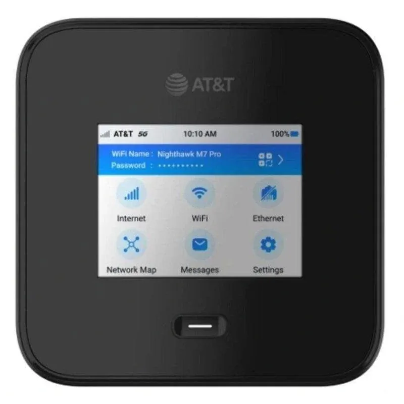 Router Netgear Nighthawk M7 Pro 5G WiFi 6 Tribanda 1Gbps LCD Portátil