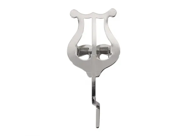 Estante de Marcha para Saxofone Obrac 1204 Curta Niquelado
