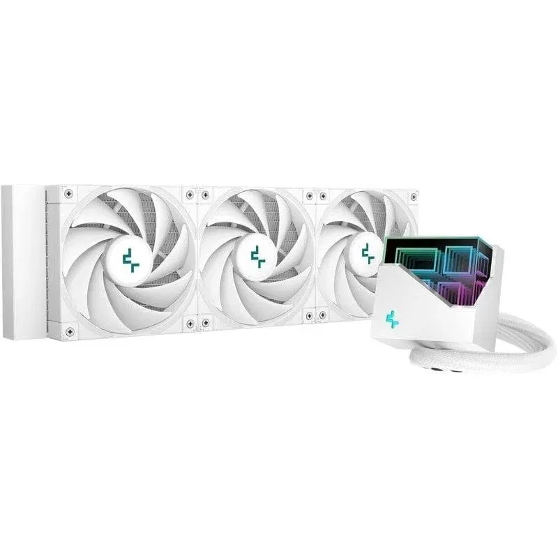 Refrigeração Líquida Deepcool LT720 360mm 3 Ventoinhas Branco RGB