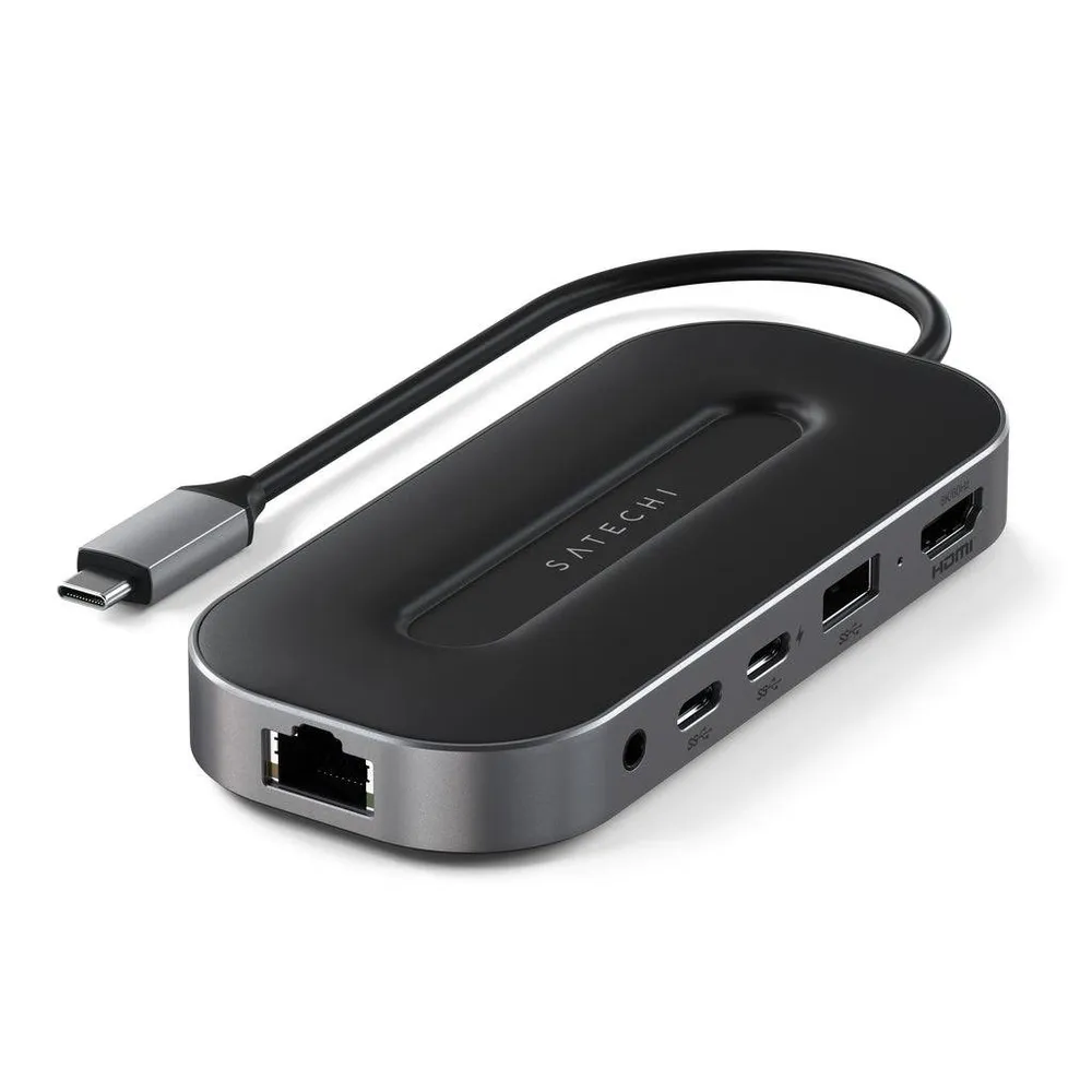 Adaptador USB-C Satechi USB-4 Multiport W2.5G com Ethernet