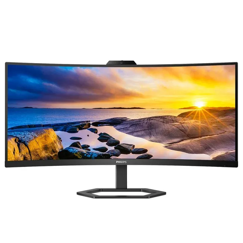 Philips 34E1C5600HE/00 34" LED WQHD 100Hz Webcam USB-C Curvo