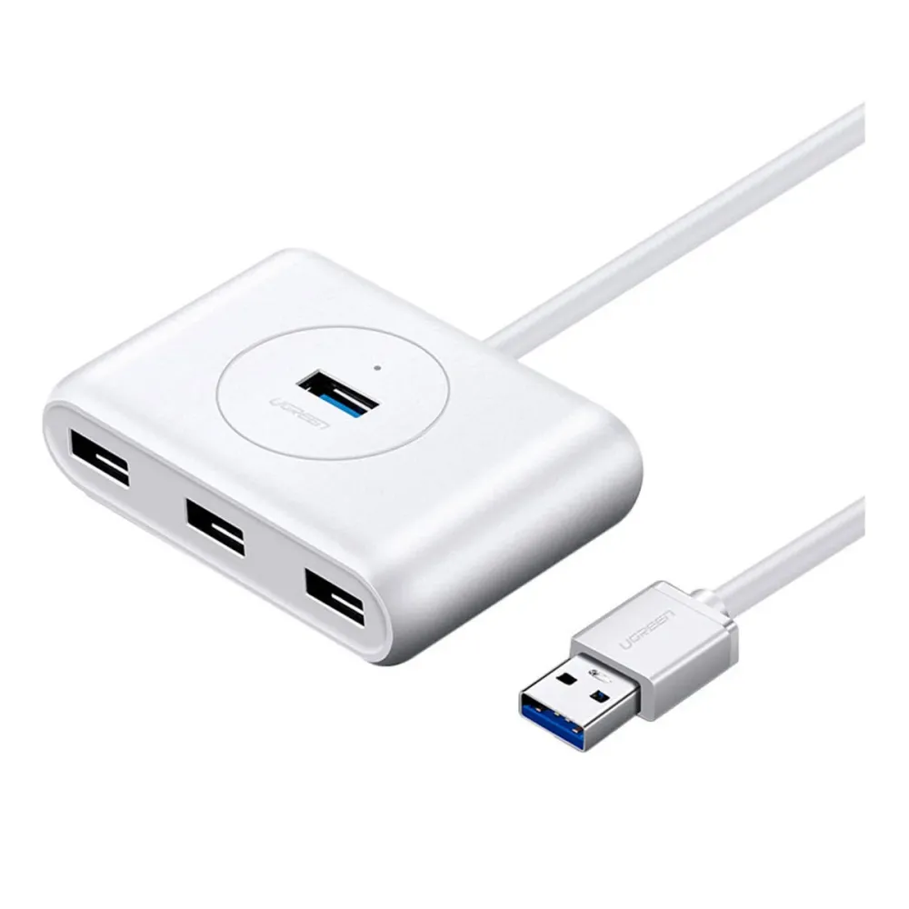 Hub USB Ugreen Tipo c - 4x USB 3.0 1M Branco
