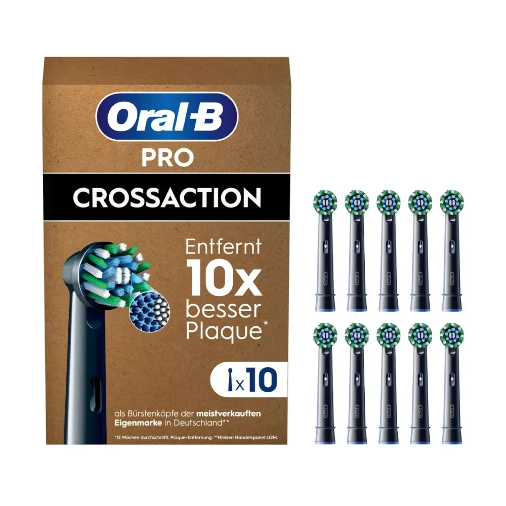 Cabeça de Escova de Dentes Oral-B Cross-Action (10 Unidades)