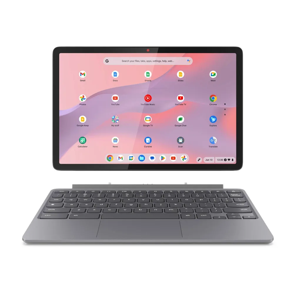 Lenovo Chromebook Duet (Gen 9) 11M889-720 10.95 Luna Grey + Suporte Folio Stand + Teclado Folio Keyboard