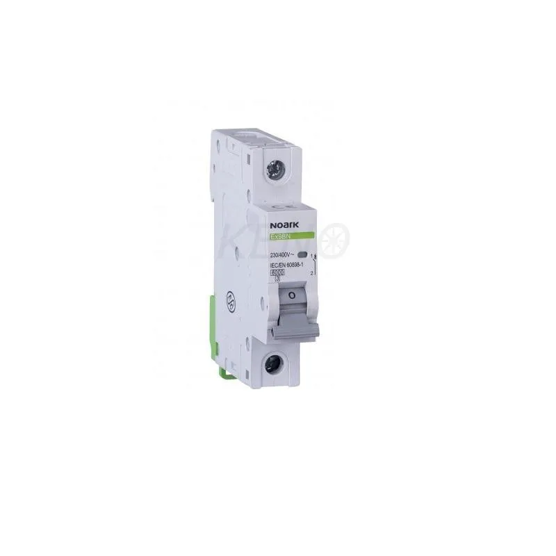 Circuit breaker 6 kA, characteristic B, 10 A, 1-pole. 100006