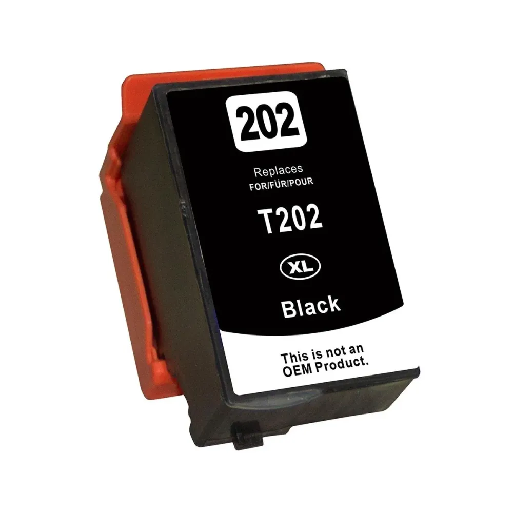 Tinteiro Compatível Epson 202XL Preto - T02G1/T02E